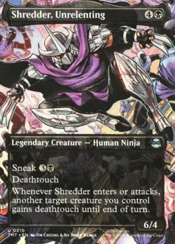 Shredder, Unrelenting (Borderless) U Teenage Mutant Ninja Turtles 210 NM - Image 1
