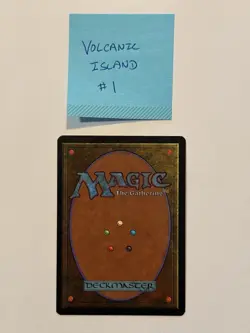 MTG FBB Volcanic Island - Italian Dual Land Signed - Image 2