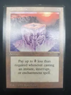 Mana Matrix, Legends, Oldschool Commander Rare Magic Mtg Karten Sammlung - Image 1