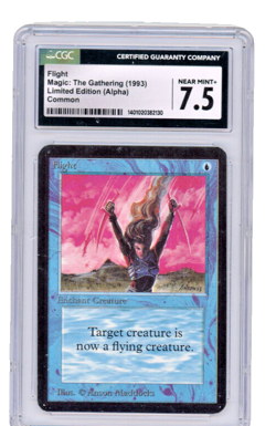 1993 Magic the Gathering MtG LIMITED EDITION ALPHA Flight CGC 7.5 - Image 1