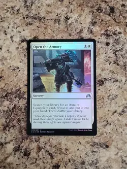Open the Armory - Foil - Shadows over Innistrad White Magic the Gathering MTG x1 - Image 1