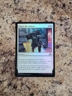 Open the Armory - Foil - Shadows over Innistrad White Magic the Gathering MTG x1 - Image 2