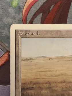 Savannah Revised Rare MTG Magic the Gathering HP/Damaged - Image 2