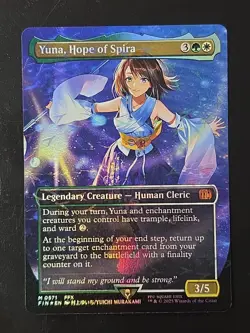 MTG x Final Fantasy YUNA, HOPE OF SPIRA 571 Borderless Chocobo Track Foil LP - Image 1
