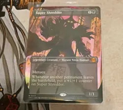 Super Shredder Borderless Teenage Mutant Ninja Turtles MTG MINT 🔥 - Image 1
