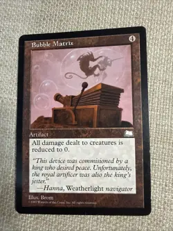 Bubble Matrix Weatherlight Regular LP Lightly Played MTG - Image 1