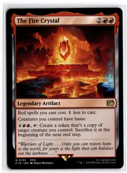The Fire Crystal 135 Rare FINAL FANTASY Magic: The Gathering Near Mint - Image 1