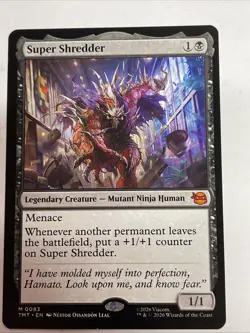 MTG Super Shredder Teenage Mutant Ninja Turtles Regular M 0083 - Image 1