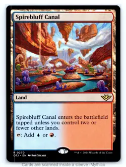MTG Spirebluff Canal Outlaws of Thunder Junction - NM - Image 1