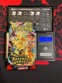 VERY HEAVY! GOD PACKUUU 22.62g Ascended Heroes Pokemon TCG Booster (SEALED) - Image 1