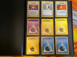 B5 POKEMON BINDER COLLECTION ENTIRE BINDER IS SHADOWLESS OR 1ST ED SHADOWLESS! - Image 1