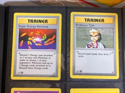B5 POKEMON BINDER COLLECTION ENTIRE BINDER IS SHADOWLESS OR 1ST ED SHADOWLESS! - Image 2