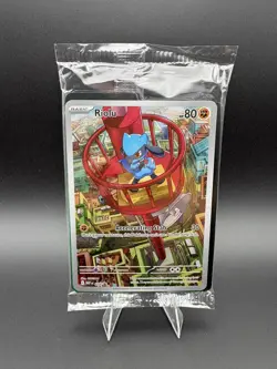 Riolu 010 Mega Evolution Promo Holo Pokemon Pokemon TCG Sealed Stamp Stamped NM - Image 1