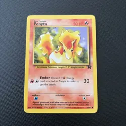 Near mint combined postage Ponyta 64/82 | Team Rocket | Non Holo Pokemon Card - Image 1