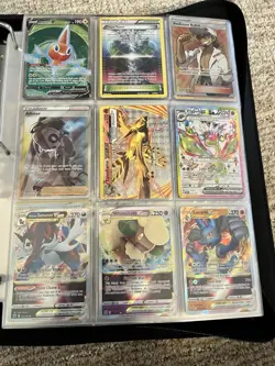 Pokemon Card Binder Lot 100+ VMAX VSTAR EX GX Holos Large 1,080 Card Zip Binder - Image 3