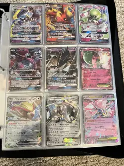 Pokemon Card Binder Lot 100+ VMAX VSTAR EX GX Holos Large 1,080 Card Zip Binder - Image 5