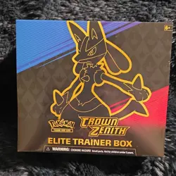 Pokemon Crown Zenith Elite Trainer Box Sealed 10 Booster Packs English - Image 1