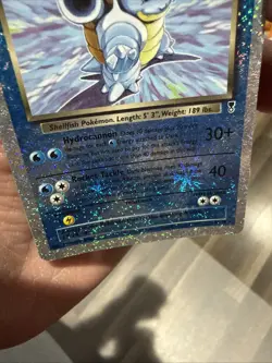 Pokemon Dark Blastoise Reverse Holo 4/110 Legendary Collection - Image 5