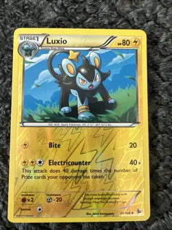 Pokemon - Luxio - 33/106 - Uncommon - Reverse Holo - XY - Flashfire - NM - Image 1