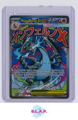 MEGA-GLURAK X EX POKEMON 023 BLACK STAR PROMOS 2025 GERMAN - Image 1