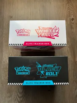 Pokemon Black Bolt & White Flare Elite Trainer Box ETB FACTORY SEALED (Set of 2) - Image 5