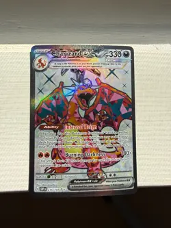 Pokemon Set of x2 sv03 Charizard Obsidian Flames Hyper Rare 228, Ultra Rare 215 - Image 5