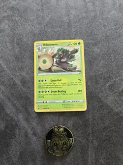 Pokemon Sword & Shield Rillaboom Theme Deck Trading Card Game - Image 3