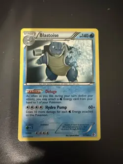 2012 Pokemon TCG Blastoise Boundaries Crossed Regular Rare 31/149 - Image 1