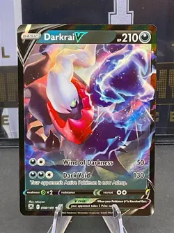 Darkrai V 2022 Astral Full Art Ultra Rare Holo 098/189 Pokemon - Image 1
