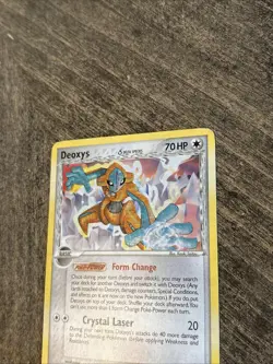 Pokemon Deoxys Delta Species Holo Rare 2/17 POP Series 4 (See Photos) - Image 3