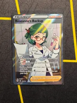 Roseanne's Backup 172/172 - Pokemon TCG Brilliant Stars Sword Shield Full Art NM - Image 1