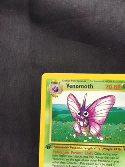 Pokemon Cards: 1st Edition Jungle Rare: Venomoth 29/64 - Image 2