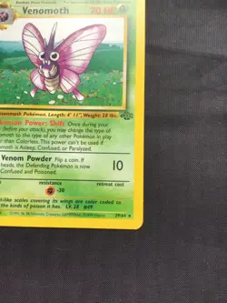Pokemon Cards: 1st Edition Jungle Rare: Venomoth 29/64 - Image 4