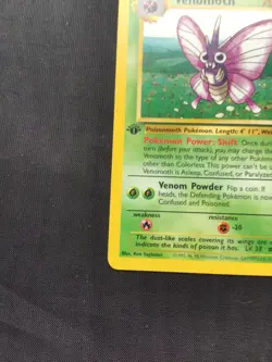 Pokemon Cards: 1st Edition Jungle Rare: Venomoth 29/64 - Image 5