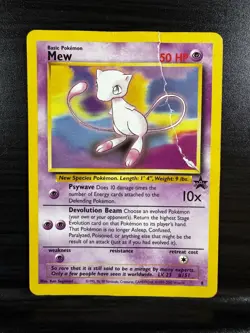Pokemon TCG | Mew 8 | Black Star Promo | Damaged - Image 1