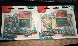 Pokemon Journey Together SV09 -Set of 2- [Scrafty & Yanmega] 3-Pack Blister - Image 1