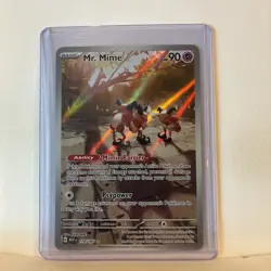 Pokemon TCG 151 Scarlet & Violet Mr. Mime 179/165 Illustration Rare! - Image 2
