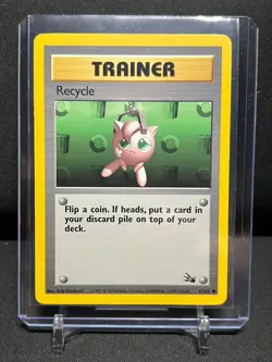 Recycle 61/62 Trainer Pokemon 1999 Fossil - NM - Image 1
