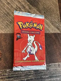 Pokemon TCG Base Set 2 Mewtwo Sealed Booster Pack Not Weighed Selling As Is Exc - Image 2