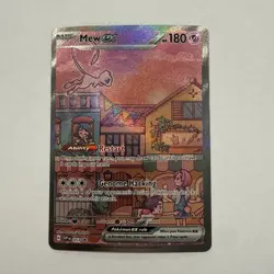 Mew ex SVP 053 Pokemon TCG Scarlet Violet 151 Black Star Promo Full Art - Image 1
