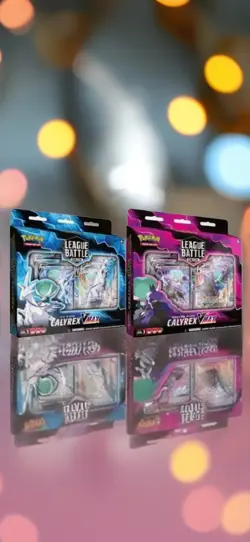 Pokemon TCG Calyrex League Battle Deck Set – Shadow Rider & Ice Rider VMAX - Image 1