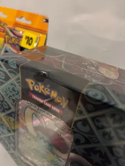 Pokemon Paldean Fates Great Tusk Ex Tin Sealed (Small dent)+ Sealed Lot Large - Image 3