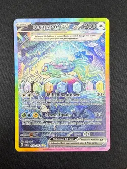 Terapagos ex - 170/142 - Special Illustration Rare Stellar Crown - Pokemon (NM) - Image 1