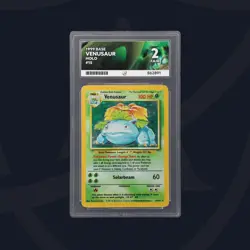 Pokemon 30th Anniversary - 1999 Base Set VENUSAUR Holo - ACE Graded 2 - WOTC - Image 4