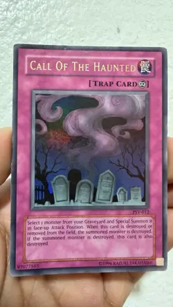 Yu-Gi-Oh! TCG Call of the Haunted PSV-012 Ultra Rare MP Condition - Image 1