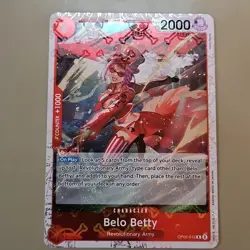One Piece Belo Betty NM (OP05-015/258) Awakening of the New Era Jolly Roger Holo - Image 1