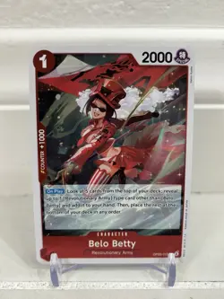 Foil Belo Betty OP05-015 R Awakening of the New Era One Piece TCG - Image 1