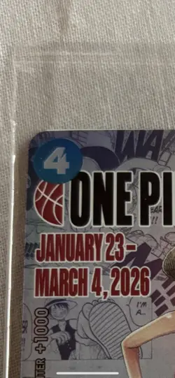 Monkey.D.Luffy College Basketball US Voyage P-055 One Piece Promo Sealed - Image 3