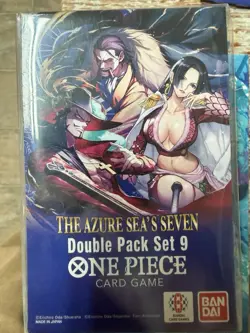 One Piece TCG Double Pack Set DP-09 Azure Seas Seven OP-14 - Brand New & Sealed✅ - Image 1