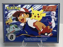 MP+ Seaking #119 Burger King UNPERFORATED Poke Trivia Card 1999 Pokemon Card - Image 2
